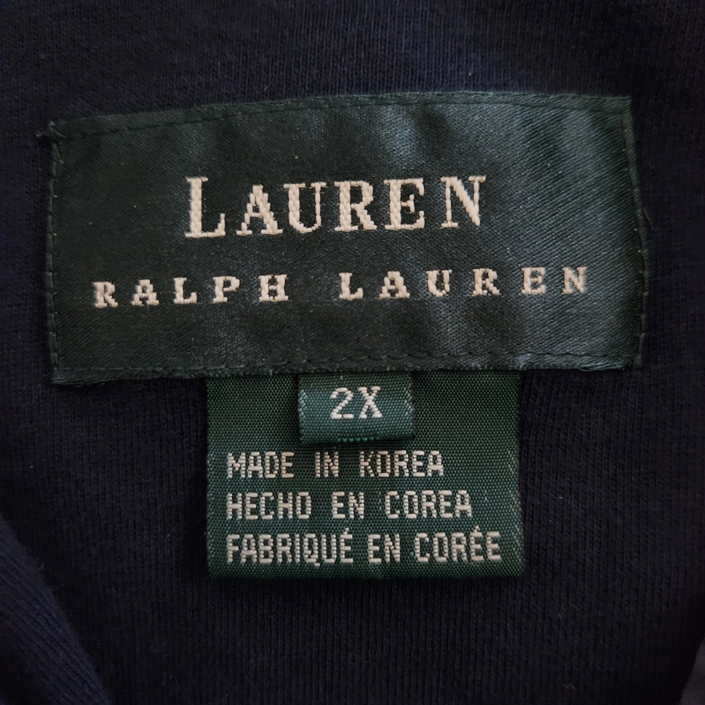 Vintage 90's Lauren Ralph Lauren Navy Blue and Red Piping Track Suit Size 2X - Picture 3 of 15